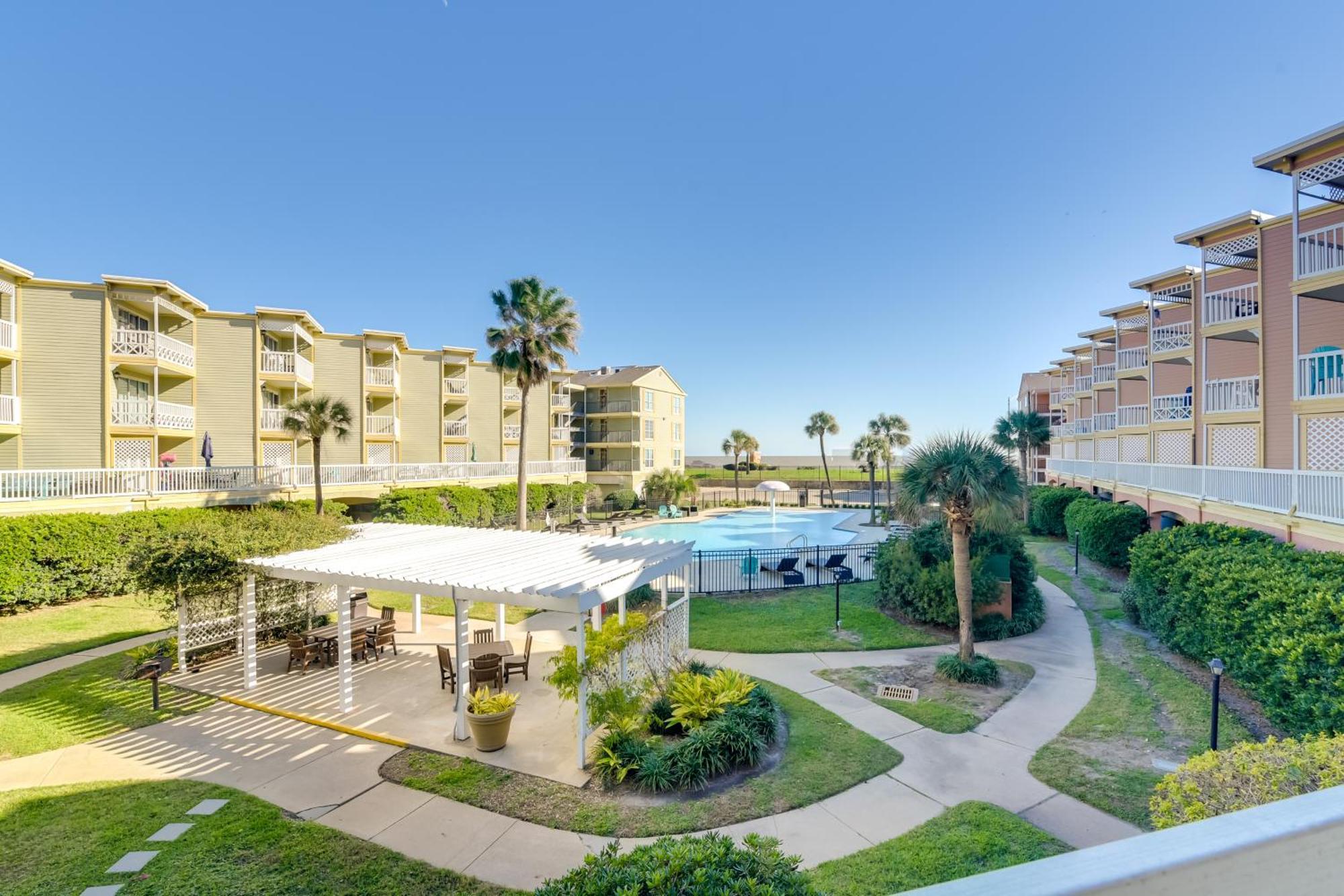 Coastal Galveston Condo Walk To Shoreline! Exterior foto